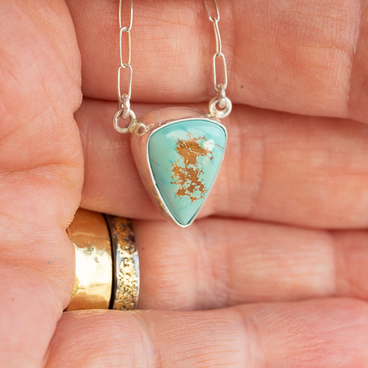 Small turquoise deals pendant