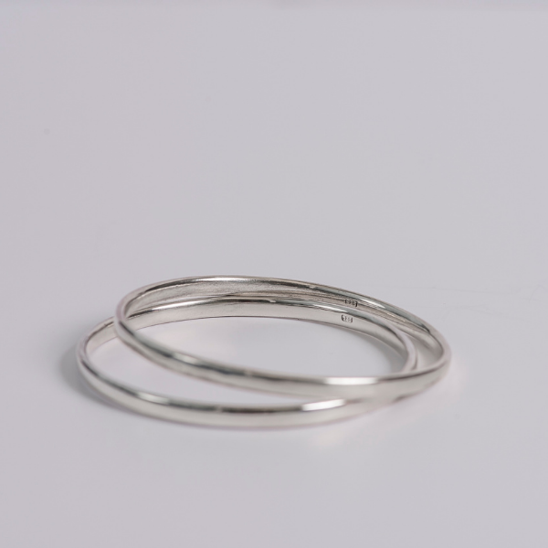Oval bangles, Three Thicknesses